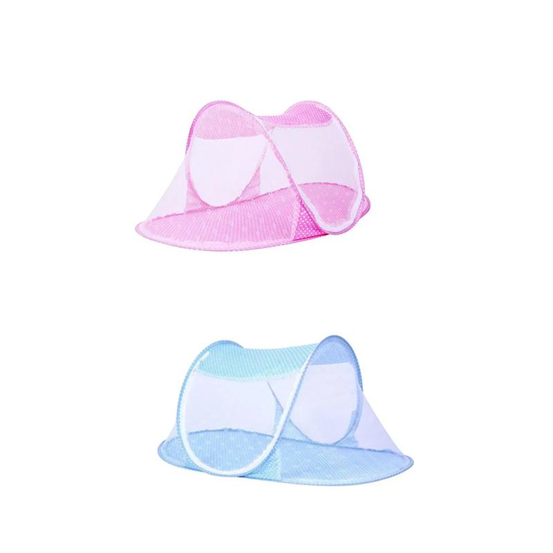 Baby Folding Mosquito Net 0-3 Years Old Portable Foldable Mosquito Net High-density Mesh Baby Tent Bedding Travel Mosquito Net