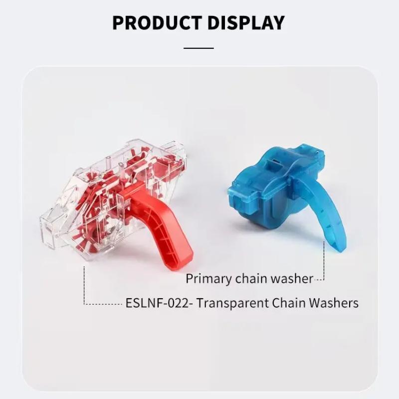 Quick Release & Install Bike Chain Cleaner Transparent Visual Immersion Cleaning Tool for Road Mountain Bike Cycling Maintenance Equipment