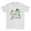 Unisex Unisexs Lizard Meme Funny Retro T Shirts Cotton Clothing Vintage Short Sleeve Round Collar Tees Classic TShirts