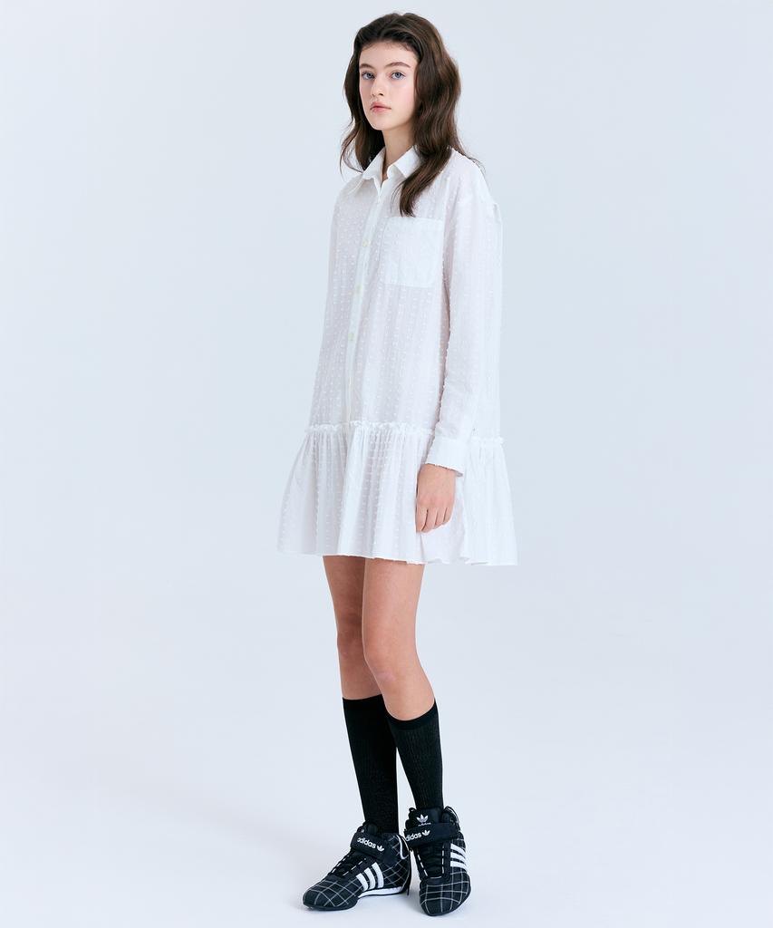 Peileu Blanche Shirt Dress