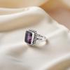 Amethyst Gemstone 925 Sterling Silver Jewelry Handcrafted Rings For Birthday Gift, February Birthmonth Jewelry, Wedding Ring RR-74-13