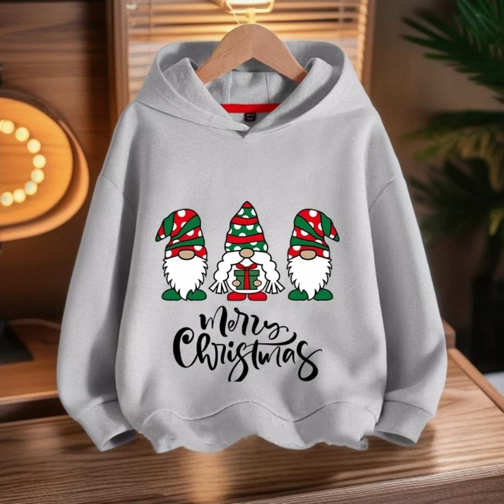 Fashion Men Women's Hoodies Christmas Green Monster Print Pullover Top Cartoon Casual Sweatshirt Kids Hoodies Long Sleeve Clothing