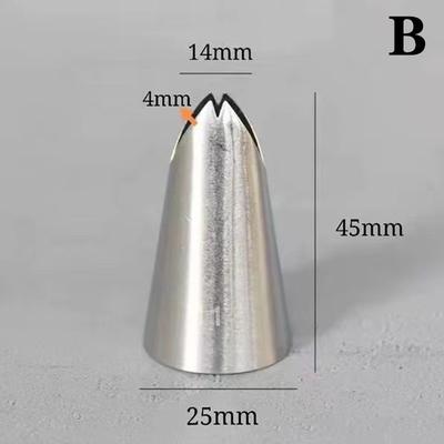 Bow Tie Piping Tip Stainless Steel Leaf Lily Fondant Cream Squeeze Nozzle Cookie Cake Decorating Kitchen Baking Tools