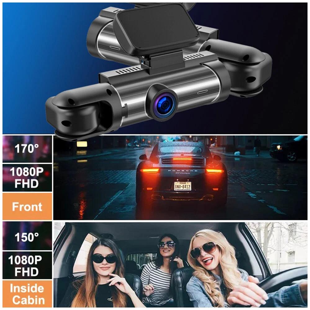 1080P Car Dvr WIFI Car Recorder 3.16-inch Dual Camera Recorder HD Night Vision Video Rear View Camera Black Box Car Accessories