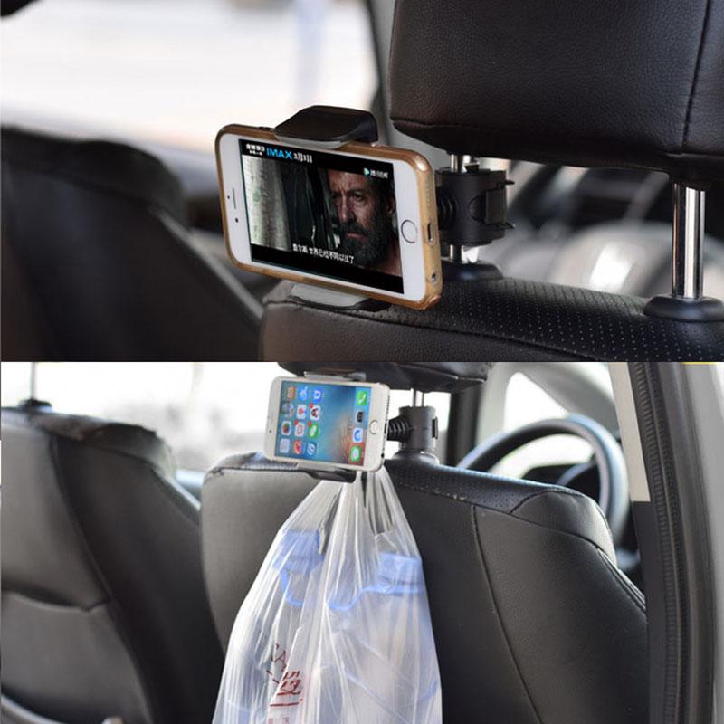 Car Accessories Car Lazy Bracket Car Rear Seat Headrest Mobile Phone Bracket Holder Phone Holder For Car Car Mount