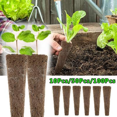 50/100Pcs Seed Grow Sponges Replacement Root Hydroponics Indoor Garden System Sponges Water Absorbent Grow Pod Kit