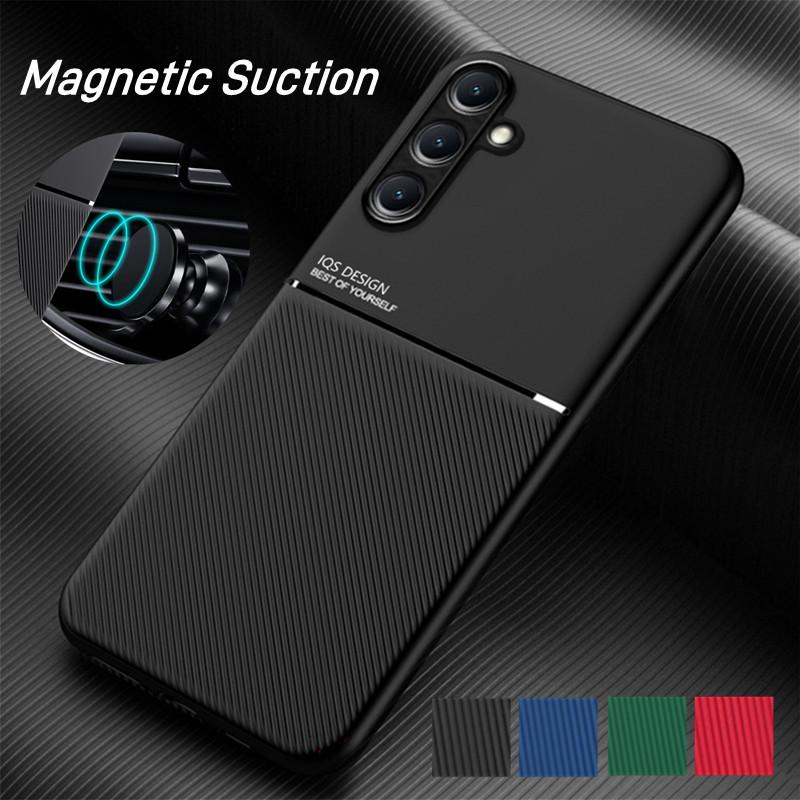 Robustní protiskluzové pouzdro pro Samsung Galaxy M15 M35 M55 5G Ochranný kryt Magnetický přísavný držák Coque Fundas Capa