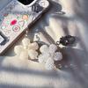 Delicate Pearls Flower Handphone Pendant/Keychain Lightweight Key Holder Mobile Phone Decoration Handbag Charm
