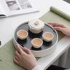 Tea Set Household Kung Fu Teapot Ceramic Afternoon Tea High Value Tea Art Tea Tray Drinking Tea Making Tea Hotel Tea Set