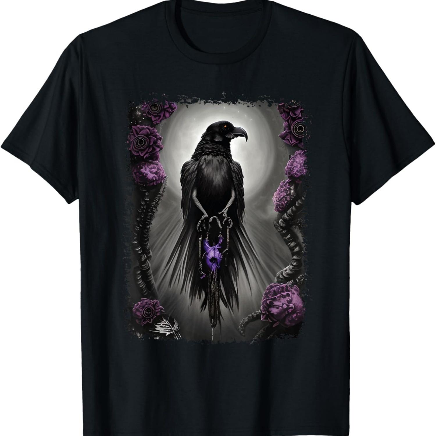 

Goth Aesthetic Grunge Occult Emo Satanic Raven Witchy T-Shirt XXXXXL чорний