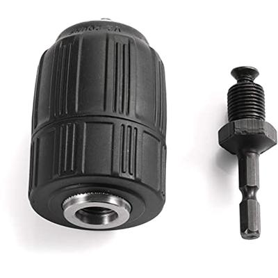 A96I-1/2Inch Keyless Drill Chuck Drill Chuck Adapter For Impact Driver Quick Connect