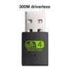 300M Wireless Network Card USB Wireless WiFi Receiver 300Mbps USB Driverless Transmitter Mini Free