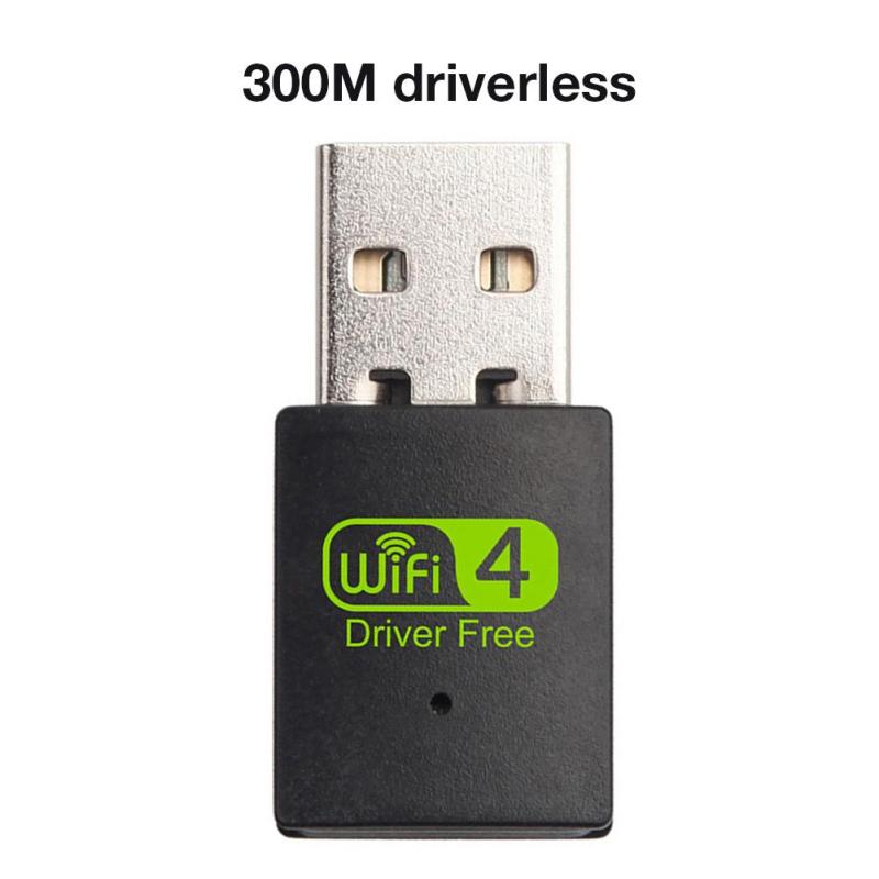 300M Wireless Network Card USB Wireless WiFi Receiver 300Mbps USB Driverless Transmitter Mini Free