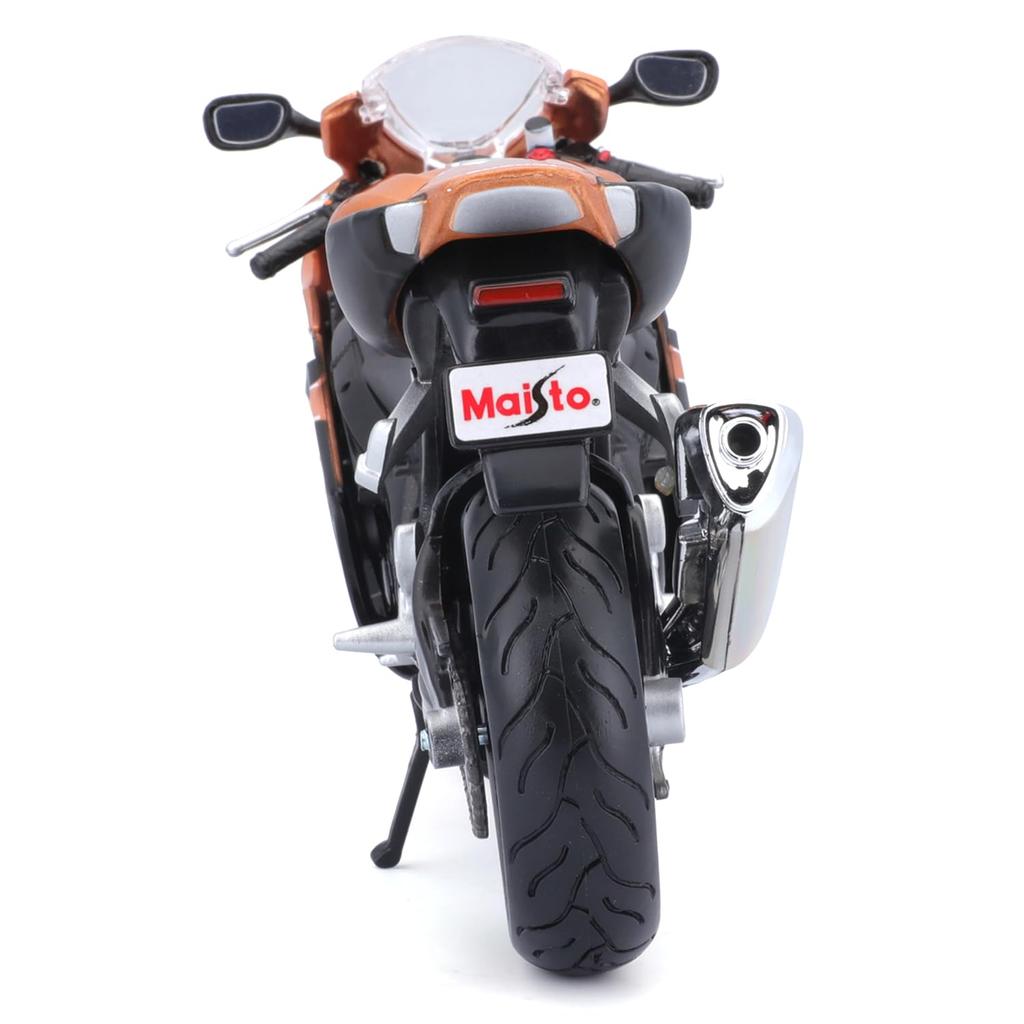 Maisto 1/12 Scale Suzuki GSX-R1000 Gold / Diecast Model Car, Motorcycle, Finished Product 05218