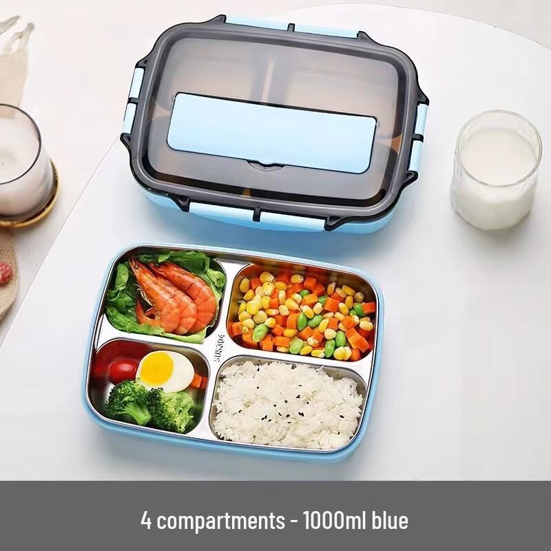 

Portable Multi-Compartment Bento Lunch Box