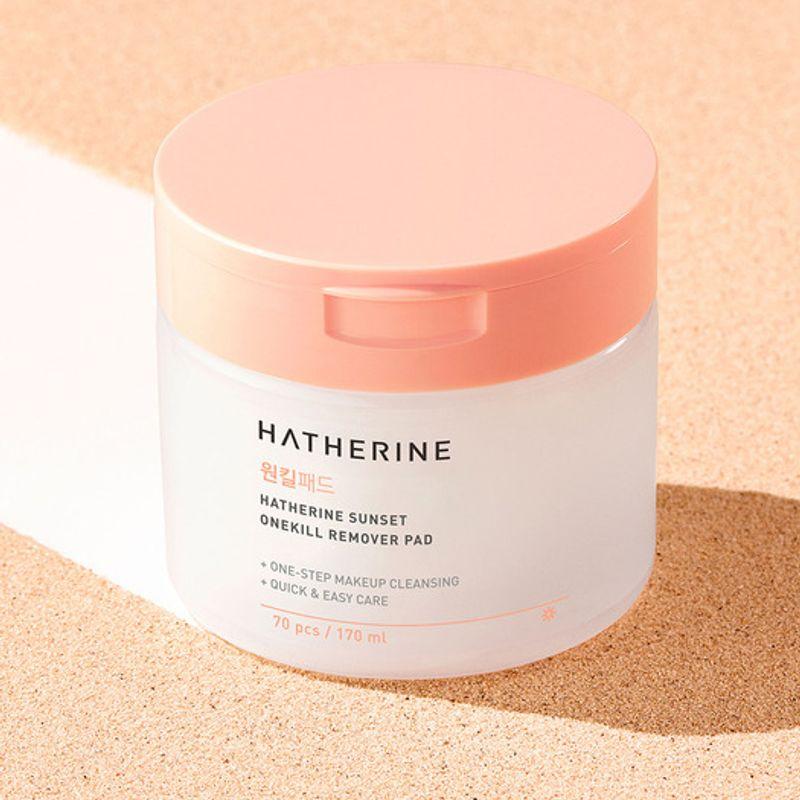 HATHERINE Sunset One-Kill Remover Pads, 70 Sheets 70 sheets (EH033A1)
