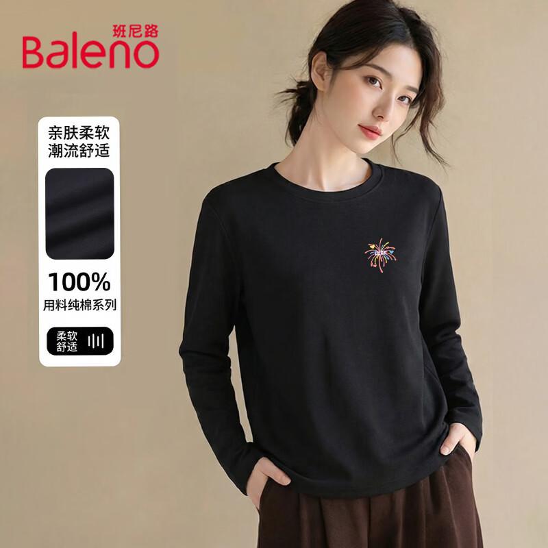 Baleno Women s Heavyweight Cotton Long-Sleeve T-Shirt L