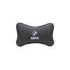 DJSA5 Car Seat Headrest Leather Neck Pillow For BMW Performance F11 G26 E91 F20 E46 E60 E70 E39 E36 Car Interior Accessories Keychain