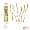 50 Gold Number Candle Cake Toppers, Individually Boxed for Kids' First Birthday