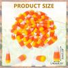 2025 Trend 50 STÜCKE Halloween Harz Zuckermais Künstlich 3D Zuckermais Perle Wie Abgebildet Harz Herbst Faux Falscher Mais Scrapbooking Embel