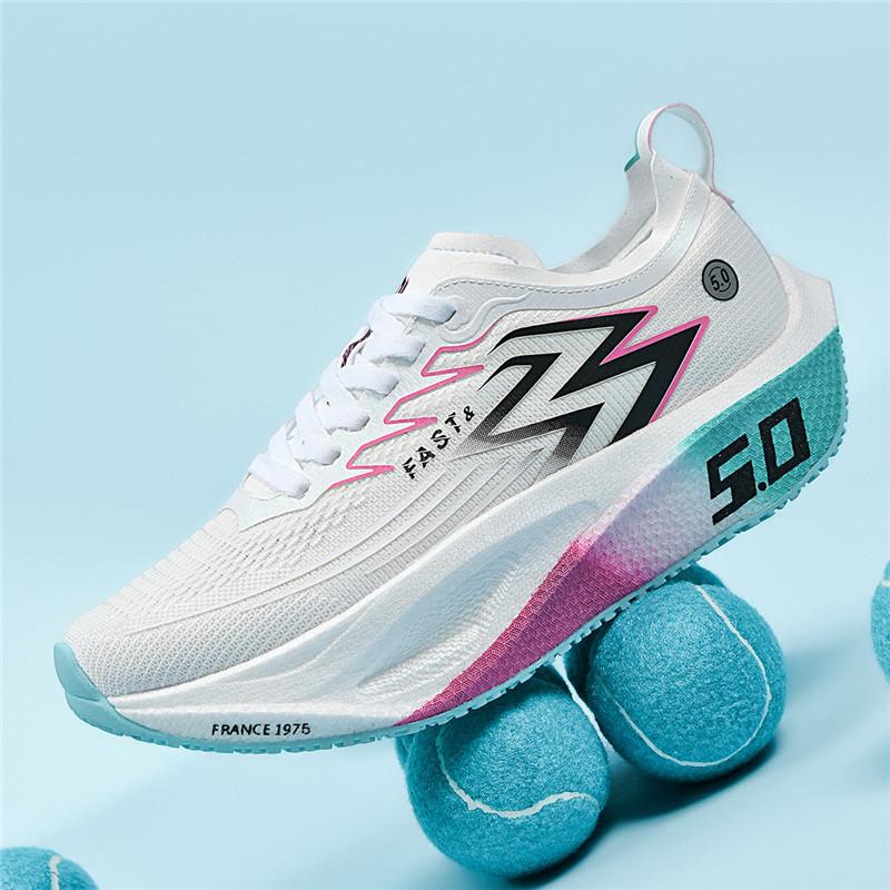 Men Trainer Running Shoes Jogging Cushioning Race Sneakers Couple Outdoor Luxury Shoes Off-Road Shoes Breathable Mesh Non-Slip