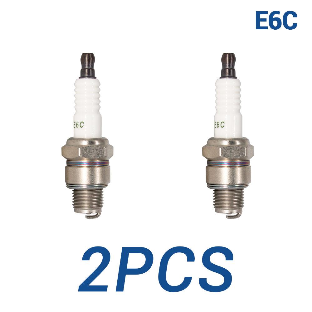 2-8PCS Spark Plug Torch E6C Replace Candles for B6HS for  W20FS-U for SUZUKI 09482-00095 09482-00190 for MAZDA 0190-18-110 2 pieces with box
