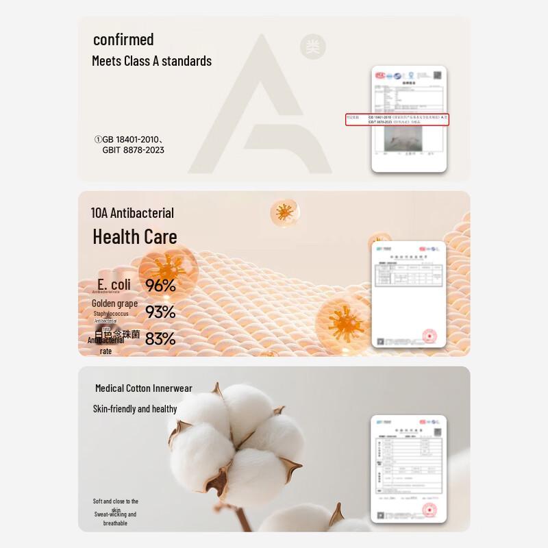 FENTENGCARE Women's High-Waist Tummy Control Underwear 3-Pack