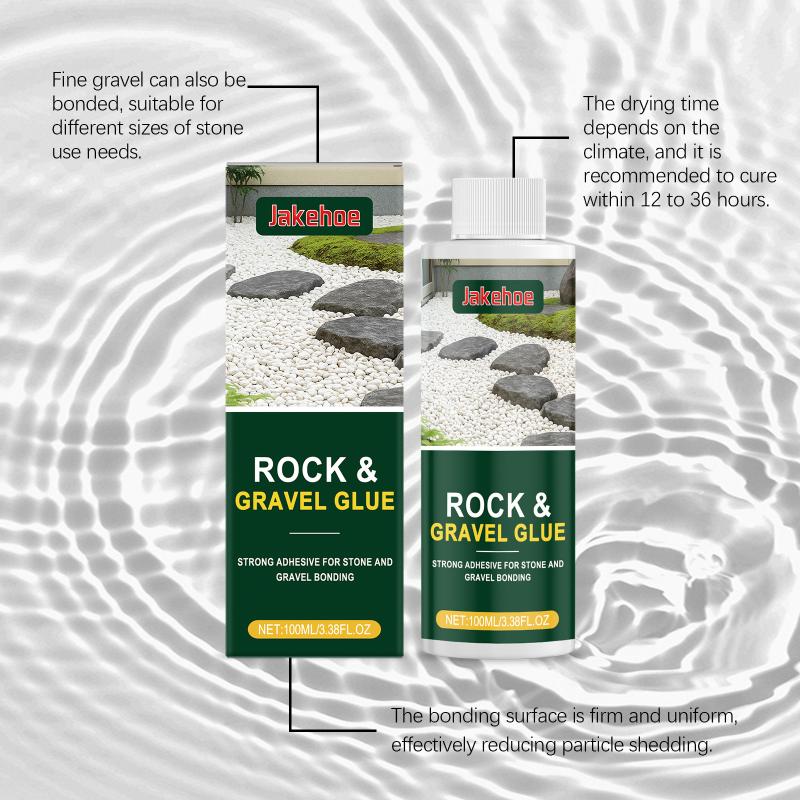 Gravel Glue for Landscaping Rock Adhesive Spray Waterproof Fast Drying Outdoor Sealer for Garden Yard Stabilizing