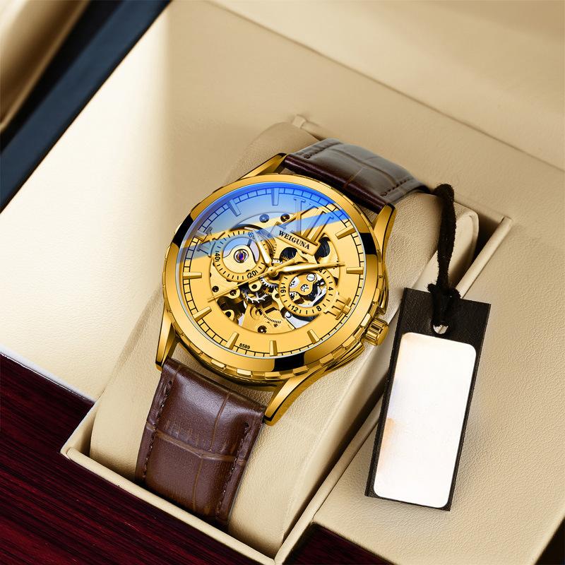 New Business Men's Watch Hollow Mechanical Watch Men's Watch Fully Automatic Mechanical Watch