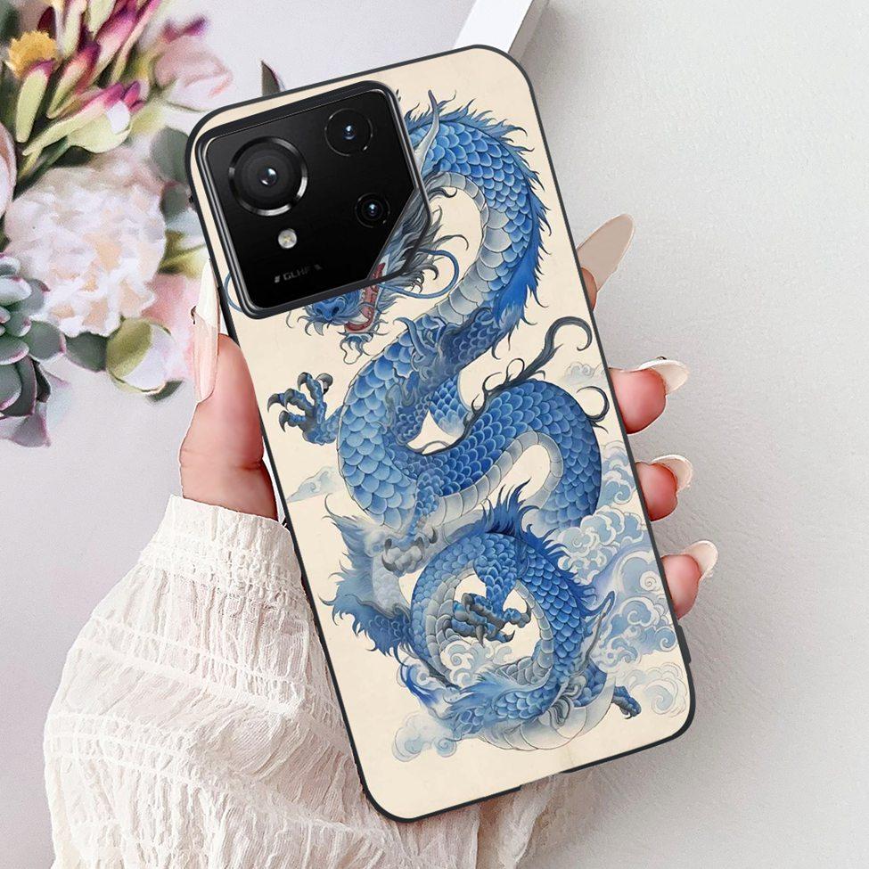 For Asus ROG Phone 9 Pro Back Cover For Asus ROG Phone 9 Case Silicone Cute Cat Luxury Love Funny Painted Shockproof Bumper