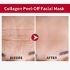 (3pcs) 50ml Real Collagen Fit Wrapping Mask, Peel-Off Facial Mask, Anti-Aging & Hydrating Face Mask for Hydration, Glow & Firming