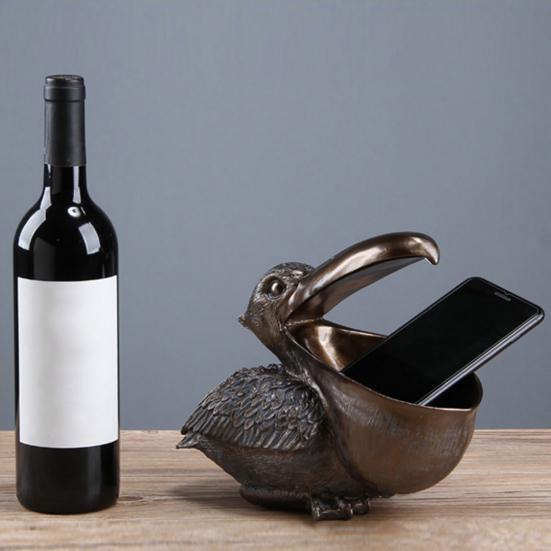 Pelicans Decorations Unique Vintage Pelicans Realistic Big Mouth Design Decorations for Home Decor