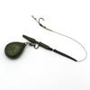 Heavy Duty Quick Change Carp Fishing Lead Clips Kit with Tail Sleeves Safety Terminal Tackle