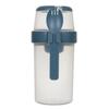 Lunch Box With 3 Compartments 1L Blue With Spoon/Fork