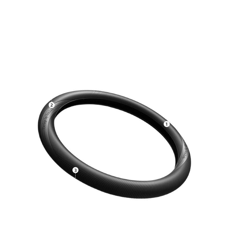 Ultradünne Silikon-Lenkradabdeckung: Rutschfester Griff, Schweißabsorbierende Passform für ideale L9/L8/L7/One Automodelle