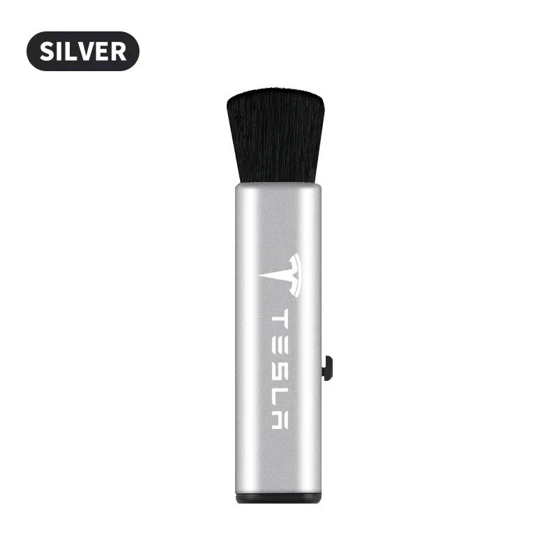 

Car Sticker 2025 New Tesla Car Retractable Dust Brush Air Outlet Cleaning Brush For Tesla Model 3 Roadster Y Bonina Juguete Cybe
