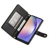 DF-011 For Samsung Galaxy A54 5G Case Zipper Phone Leather Cover with Shoulder Strap