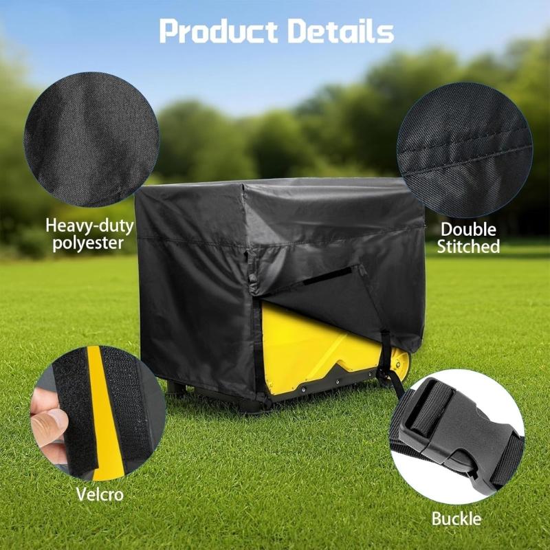 Oxford Cloth Generator Cover Tear Resistant Windproof Protective Shield Dust Cover For Outdoor Storage Easy to Use