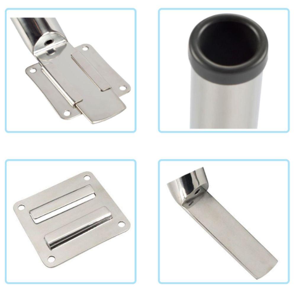 304 Stainless Steel Fishing Rod Holder Fixable Boat Accessories Hardware Yacht Accessories Yacht