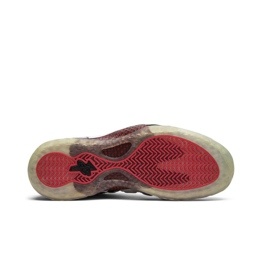Nike Air Foamposite One PRM 'Fighter Jet' (Unisex) Black / Hyper Red-Drk Grey-White Basketball Shoes 575420 001