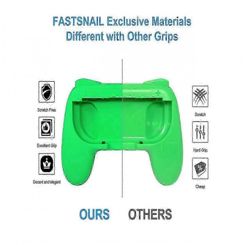 Grips for Nintendo Switch Joy-Con, Wear-resistant Handle Kit for Switch Joy Cons Controller, 2 Pack