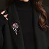 SKEDS Luxury Exquisite Women Girls Rhinestone Flower Pendant Brooches Badges Elegant Lady Gorgeous Crystal Pin Jewelry Gift