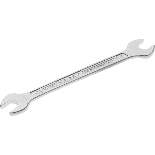 HAZET 450N12X13 Double-Ended Wrench, Silver, 12 x 13mm [Officially Imported from Japan]