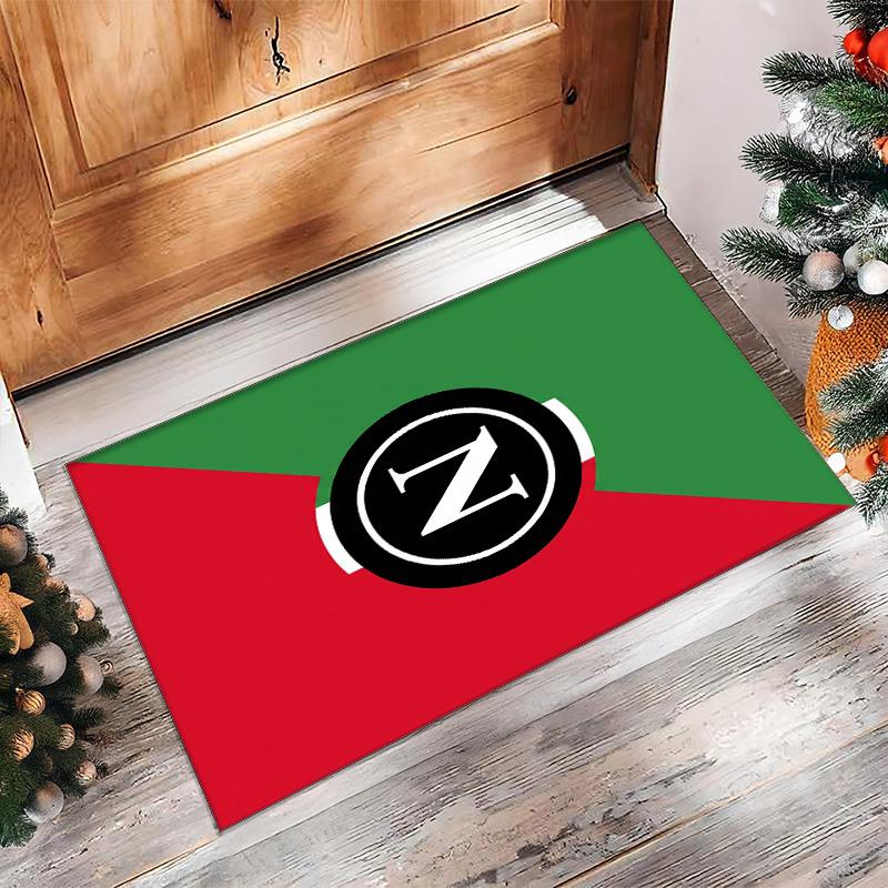 Tappeto Morbido Antiscivolo per Interni con Motivo Calcio Napoli FC Tappetino Decorativo Sportivo per Camera da Letto