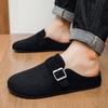 Men's slippers 2026 Men's Suede Sandals Retro Cork Clogs Men Mules Shoes  with Arch Support Unisex Classic Beach Birkenstok