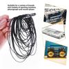 50/100PCS Assorted Size Rubber Drive Belts 0.7mm 1mm Tape Machine Belt for Recorders Mixed