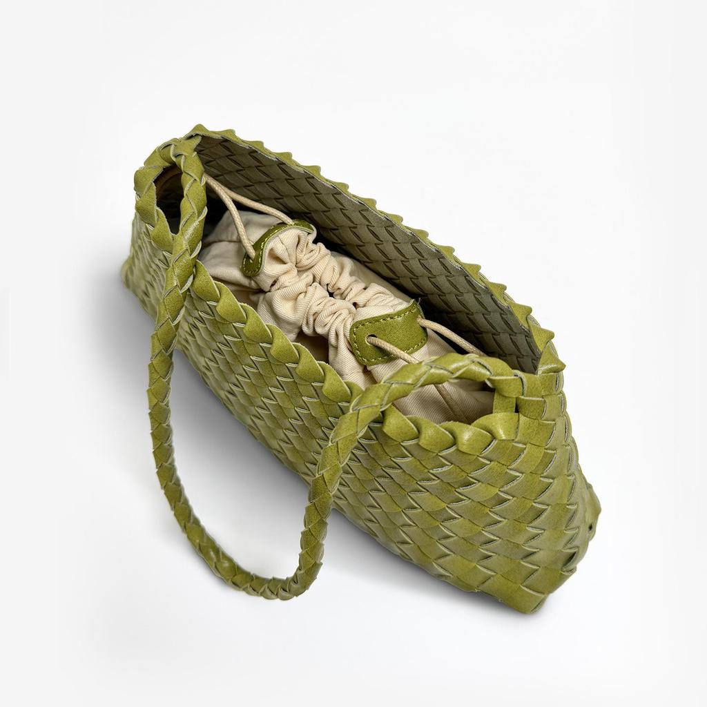 2025 Hand-Woven French Market Basket: A Versatile Underarm and Shoulder Handbag