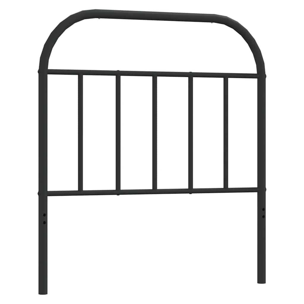 Ersatz-Kopfteil Metall Schwarz 90 cm