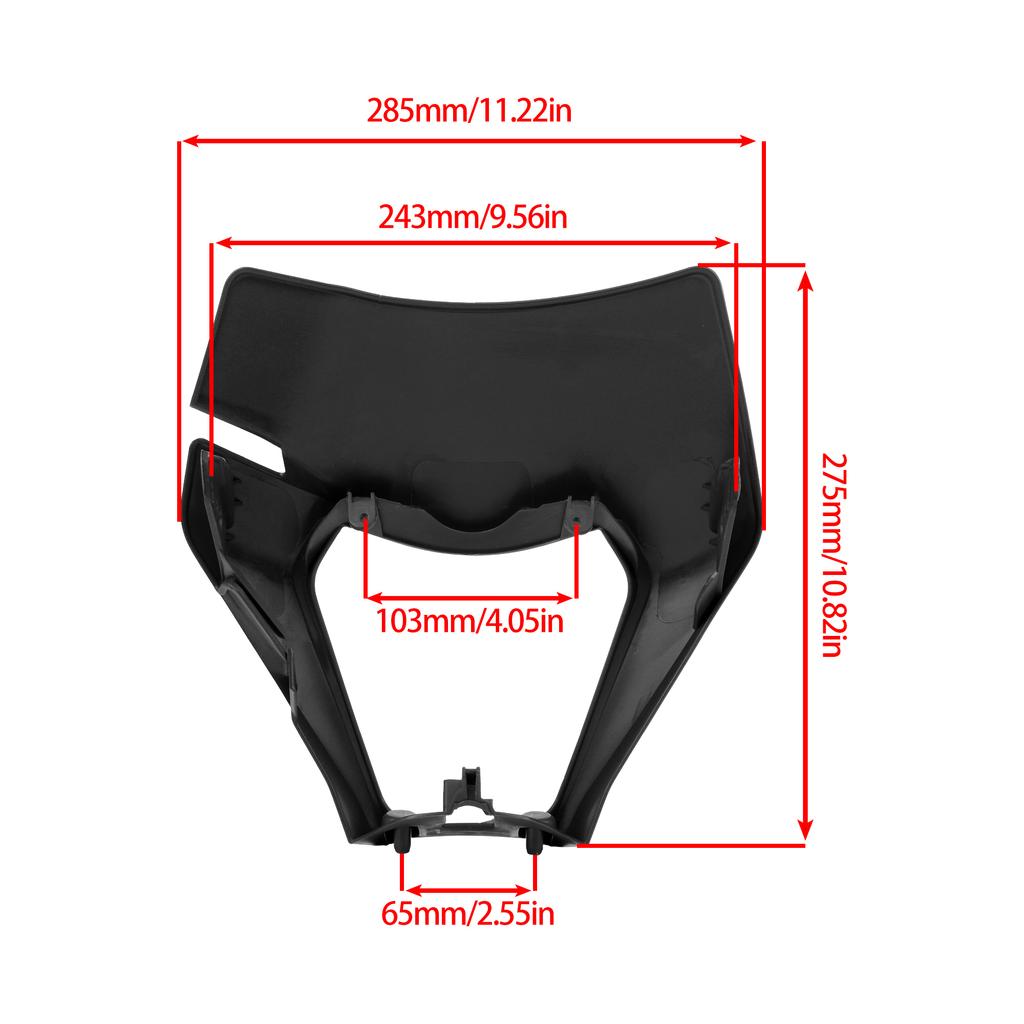 For KTM EXC XC SX SXF XCW 125-500 Motocross Headlight Mask Enduro SMR 2020 2026 2026 Dirt Bike Motocross Plastic Accessories