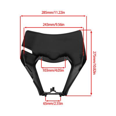For KTM EXC XC SX SXF XCW 125-500 Motocross Headlight Mask Enduro SMR 2020 2025 2025 Dirt Bike Motocross Plastic Accessories